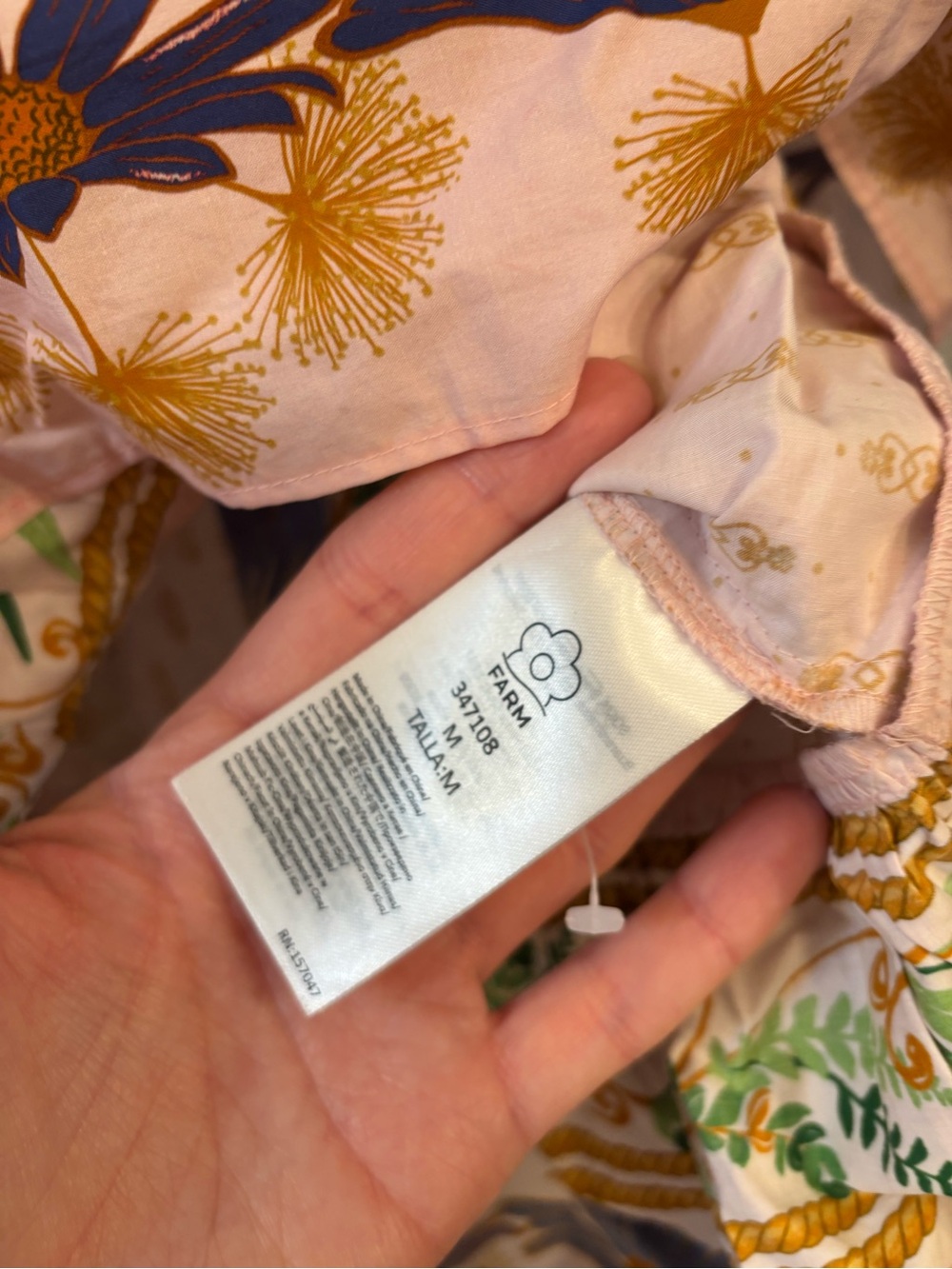 new Farm Rio the dream garden mini dress in pink floral print - Picture 8 of 11